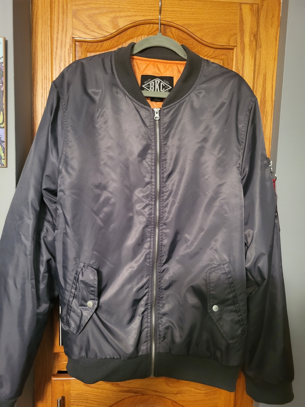 New Mens Brooklyn Cloth Work Wear MFG BKC CO. Mens Size XXL Black Jacket